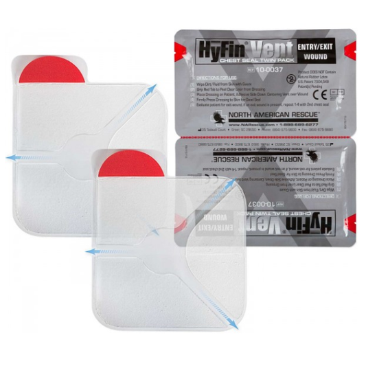 HyFin Vented Chest Seal (Twin Pack) image 0