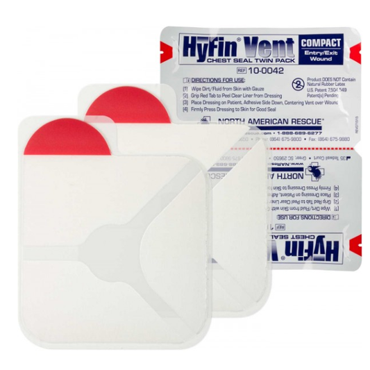 HyFin Compact Vented Chest Seal (Twin Pack) image 0